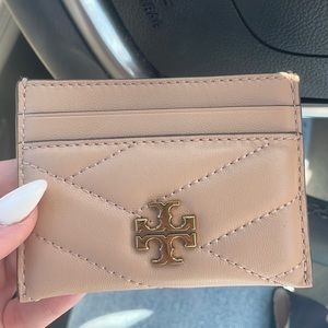Tory Burch Nude Card Holder / Mini Wallet